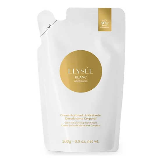 O Boticário Elysee Blanc Refil Creme Desodorante 200g