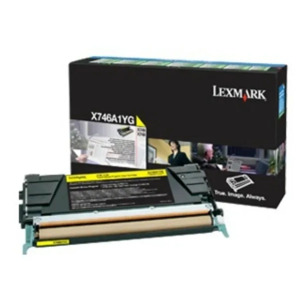 Tóner Lexmark X746a1yg Amarillo, 7000 Páginas