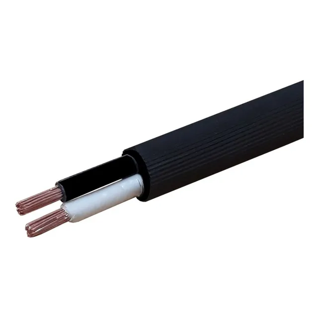 Cable Eléctrico Encauchetado 2x16 Awg Negro X 100 Metros