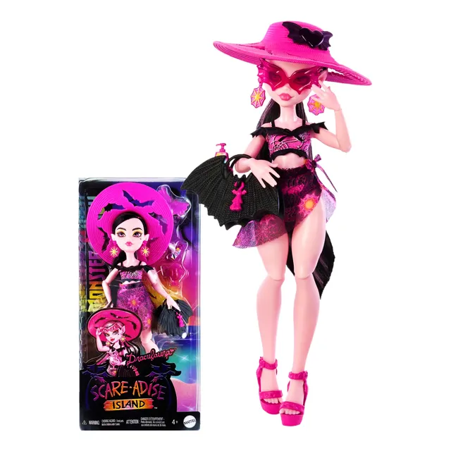 Mattel Monster High G3 Draculaura Isla Del Terror Scare-adis