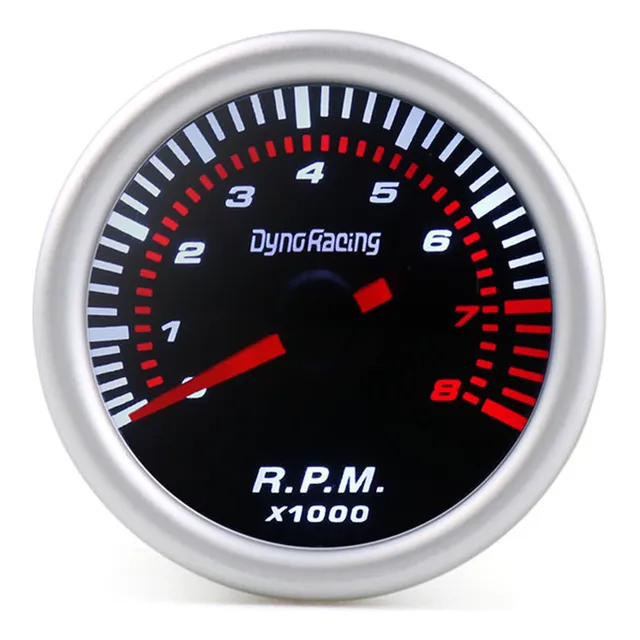 Tacómetro De Coche De 8000 Rpm, 55 Mm, Para Motor De 1 A 8 C