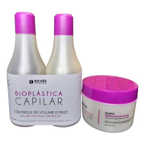 Pack Richee Bioplastica 300ml + Mascara Richee Bioplastica 
