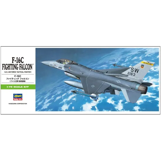 Modelismo Avion Americano Usaf F-16 Falcon 1/72 Hasegawa  