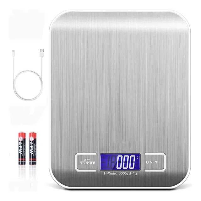 Balanza Digital Bascula De Cocina Para Alimento Por Usb 10kg