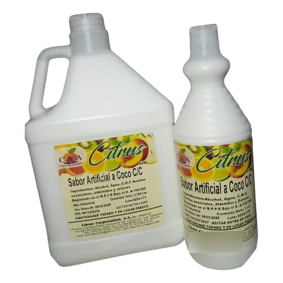  Esencias Para Helados Citrus 1 Litro 