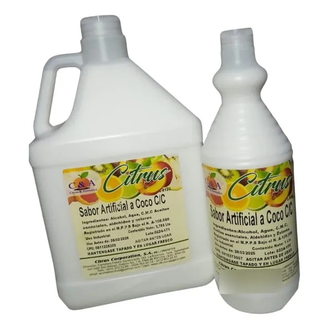  Esencias Para Helados Citrus 1 Litro 