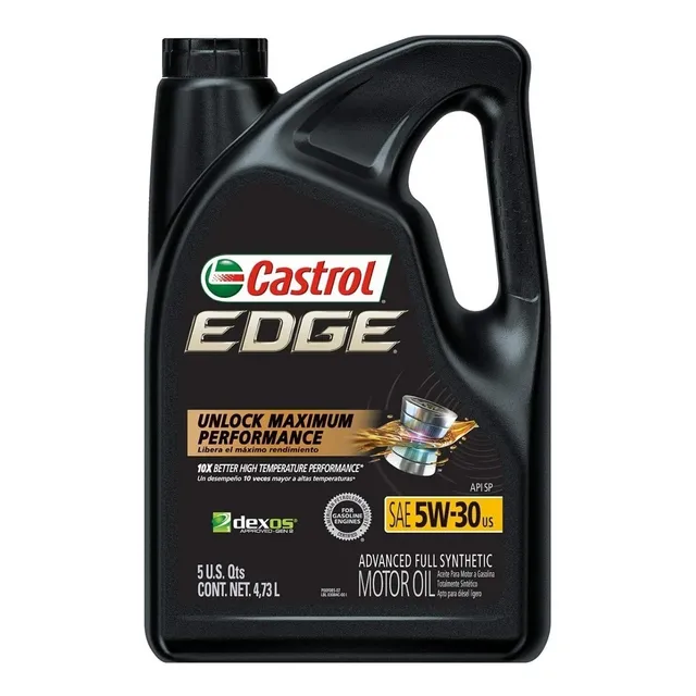Aceite para motor Castrol sintético 5W-30 para auto/camioneta de 1 unidad x 4.73L