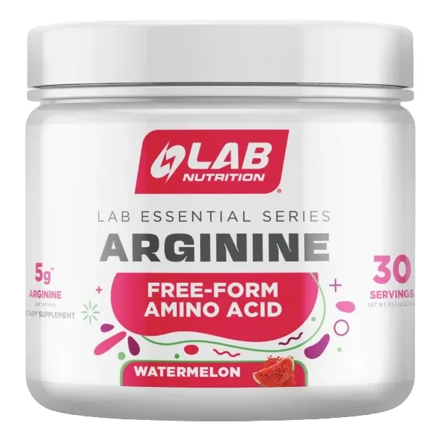 L-arginine 5000mg Lab Nutrition Lab Essential Series Frasco 30serv Sabor Watermelon