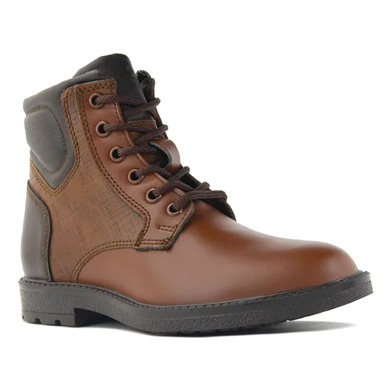 Botas Casuales Para Hombre Christian Gallery Comodas Café
