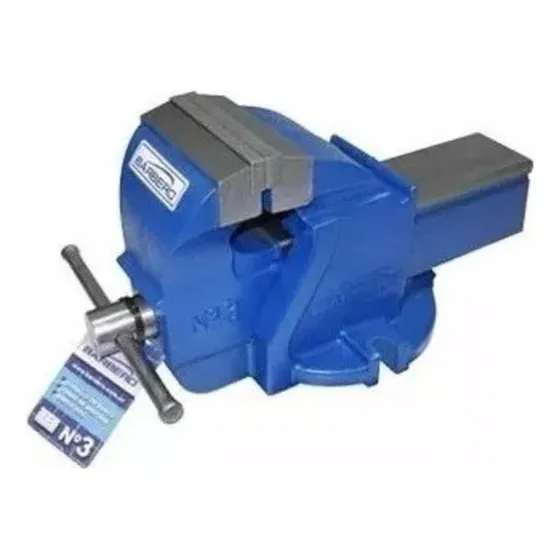 Morsa De Banco Fija No4 - Apertura 142mm Barbero