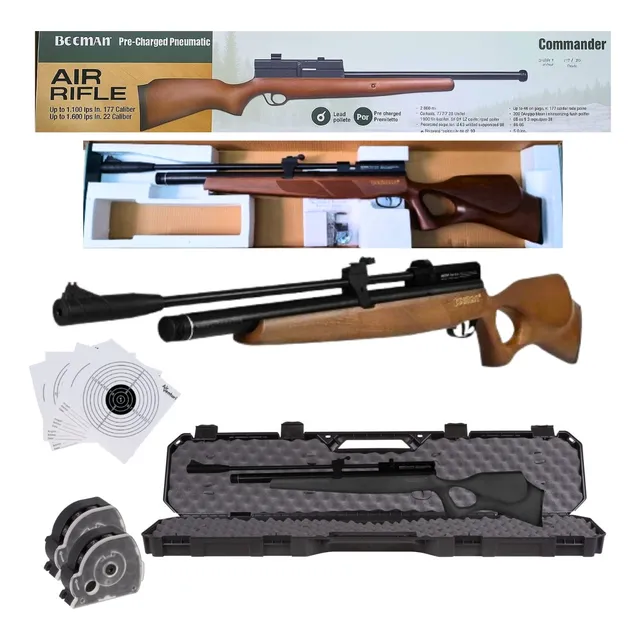 Rifle Beeman Commander Pcp 5.5mm Estuche .22 Xchws P