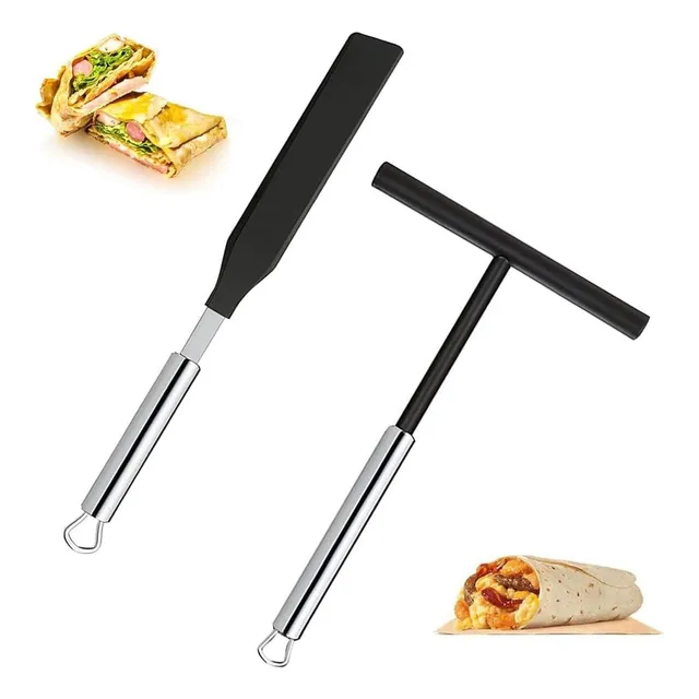 Juego De Esparcidor De Crepé Y Espátula, Pala De Cocina