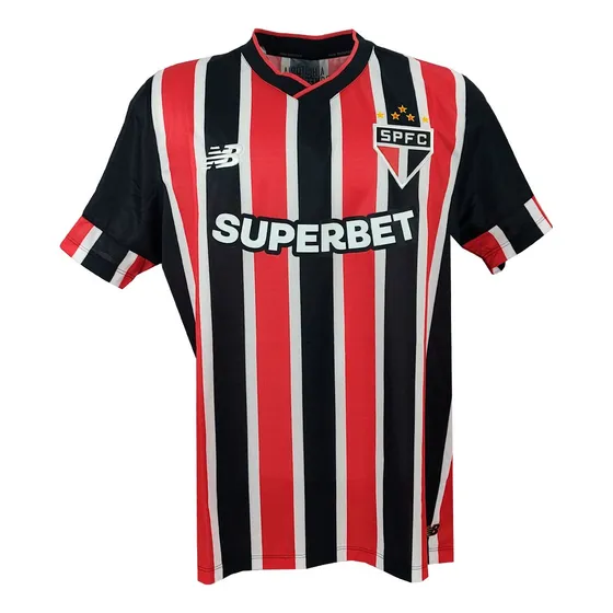 Camisa São Paulo I I New Balance 2024 C/ Patrocínio Original