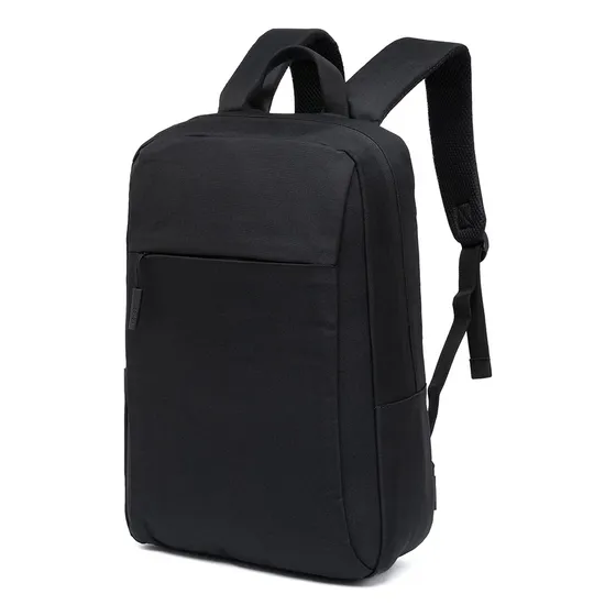 Mochila Executiva Impermeável Slim Notebook Laptop Grande Cor Preto Desenho do tecido Liso
