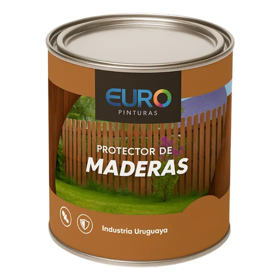 Protector De Madera Euro Premium 3,6lts 7 Colores Nogal Satinado
