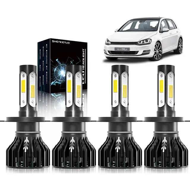 40000lm- Kit De Faros Led Luz Alta Y Baja Para Volkswagen
