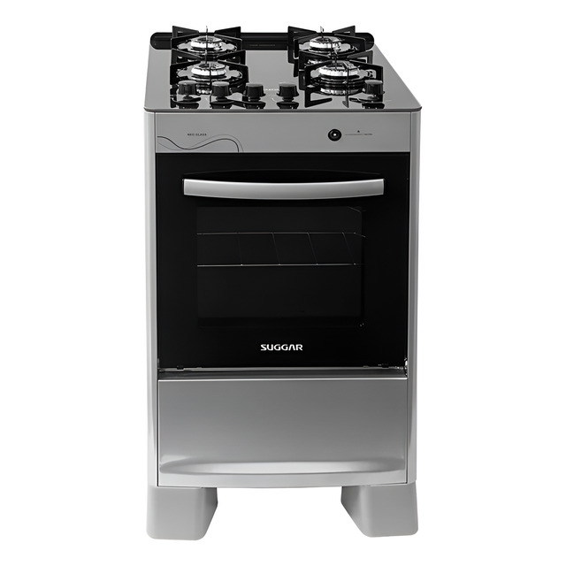 Fogão De Piso 4 Bocas Mesa Vidro Neo Glass Suggar Bivolt Fogão De Piso 4 Bocas Mesa Vidro Neo Glass Suggar Bivolt