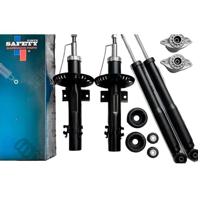 Kit 4 Amortiguadores Con Bases Vw Vento 2014 2015 2016 Gas