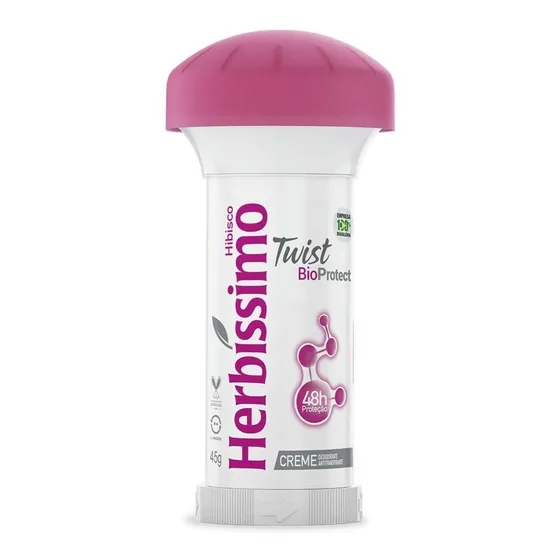 Creme Desodorante Herbíssimo Bioprotect Hibisco Twist 45g