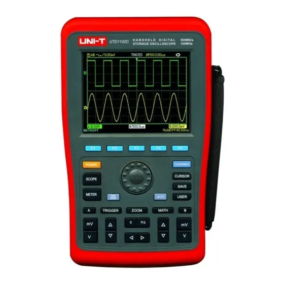Osciloscopio Digital Portátil Uni-t Utd1102c