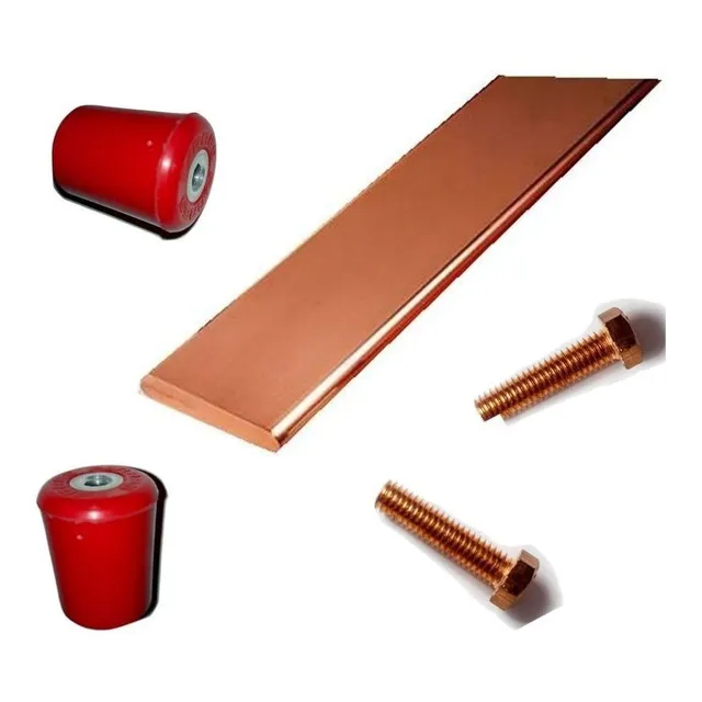 Kit Barra Tierra Física C Aisladores Personalizado