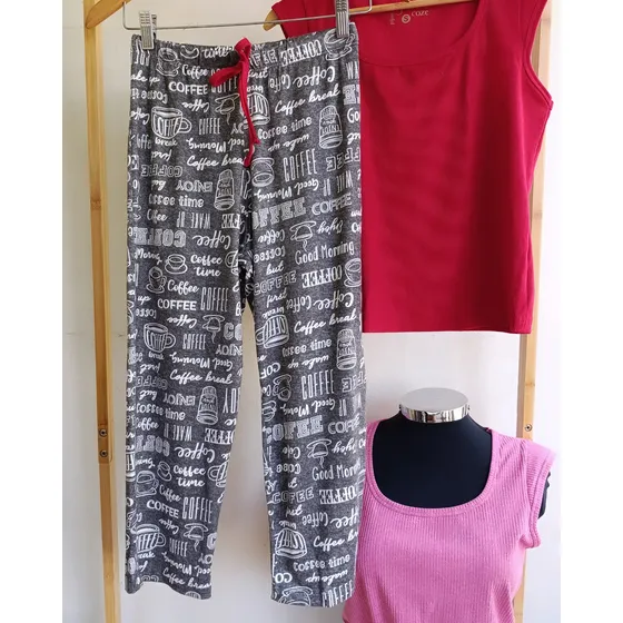 Pijama Capri Damas Algodón