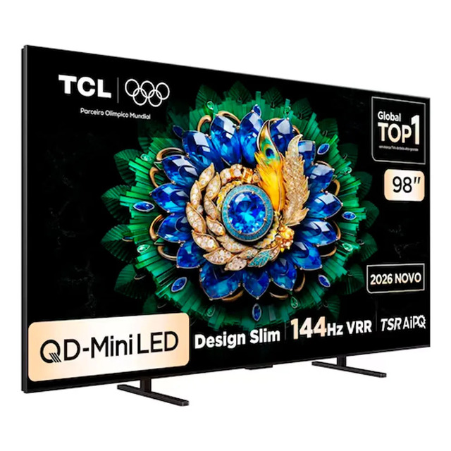 Smart TV TCL 98" 4K QD Mini LED 98A400M 144Hz
