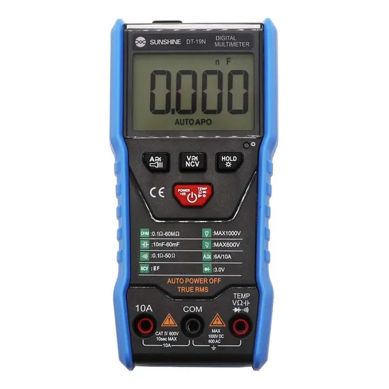 Tester Multímetro Digital Inteligente Sunshine Dt-19n