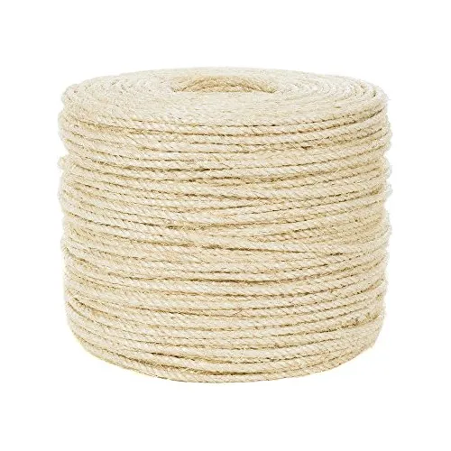 Cuerda De Sisal Premium De 1/4 De Pulgada - 100 Pies - ...