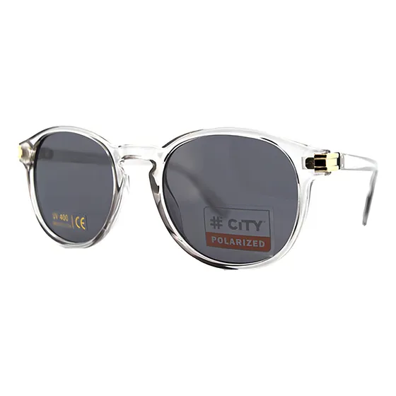 Lentes De Sol City 17516 Diseño Gris C3