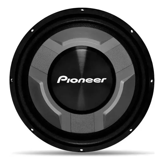 Subwoofer 12 Pol Pioneer 4 Ohms 350w Rms Cara Preta Tsw3060