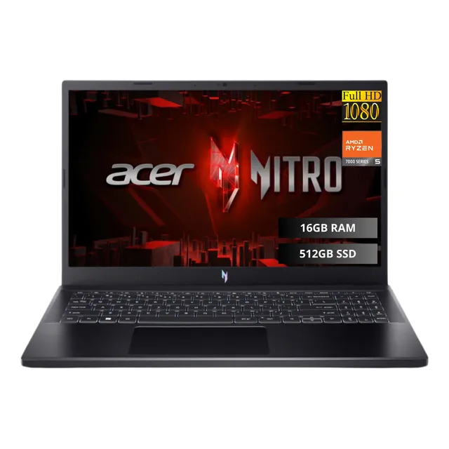Laptop Acer Nitro V15 Gaming Ryzen 5,16gb/512g Ssd, Rtx 4050