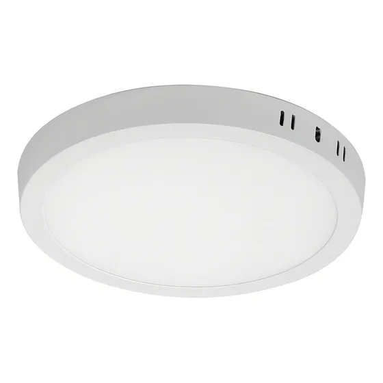 Painel Plafon Led Redondo Sobrepor Lux 18w 3000k Taschibra Estrutura Branco/Quente (3000k) 127/220V