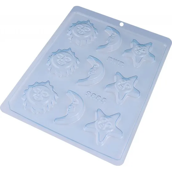 6 Moldes Formas Para Chocolate Bwb Cod 9885 Bombón Astros