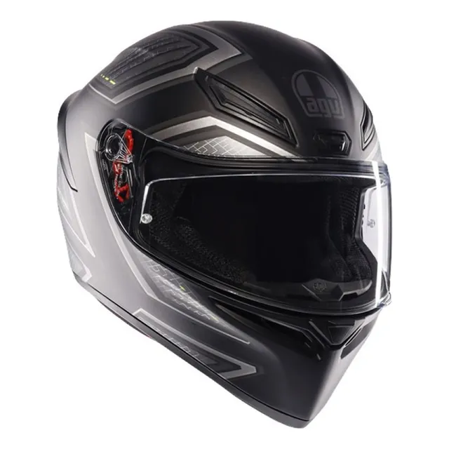 Casco Agv K1 S Sling Matt Black Grey Ece 2206 Negro Solido L
