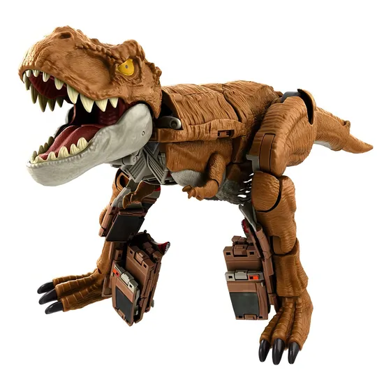 El dinosaurio T. rex de Jurassic World persigue y ruge - Mattel