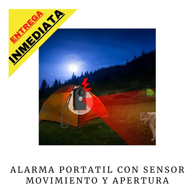 Alarma Portatil Inalambrica Camping Toyota Casa Ventana