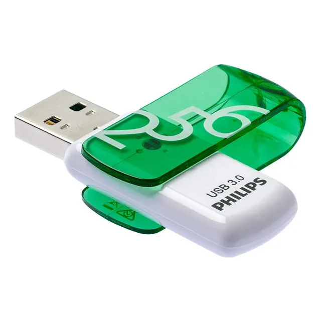 Pendrive Philips Fm25fd00b/97 Vivid 3.0 256gb Color Verde