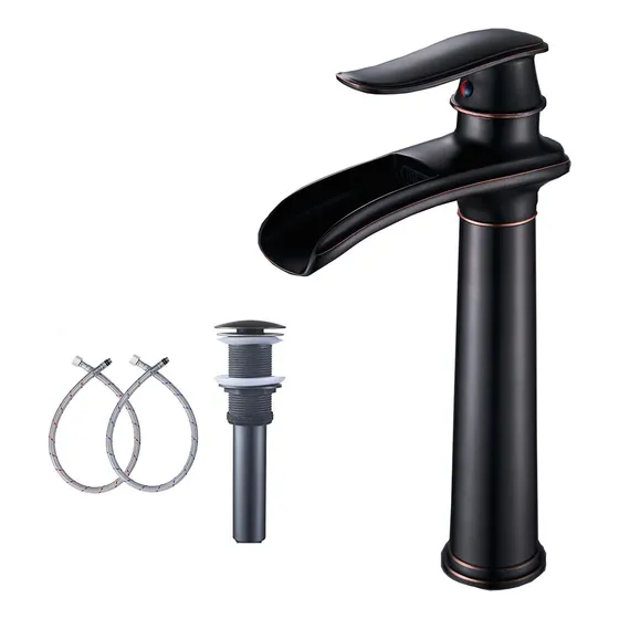 Ggstudy Grifo Baño Bronce Aceitado Una Sola Manija Un Casa
