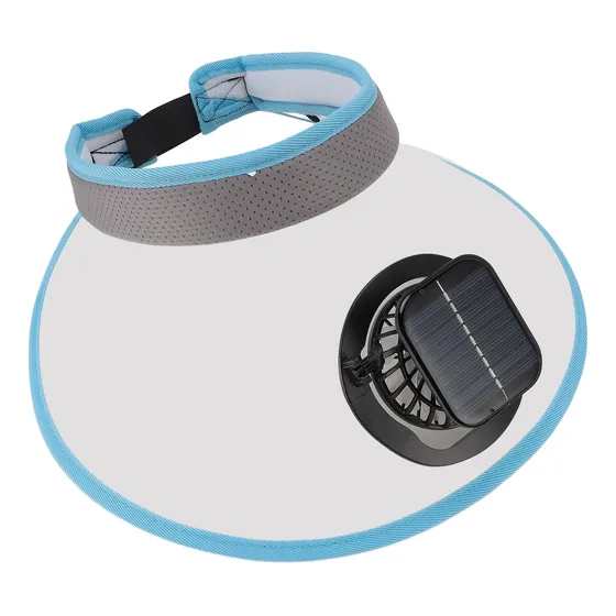 Gorro De Refrigeración Con Ventilador Blanco Blanco Para Muj