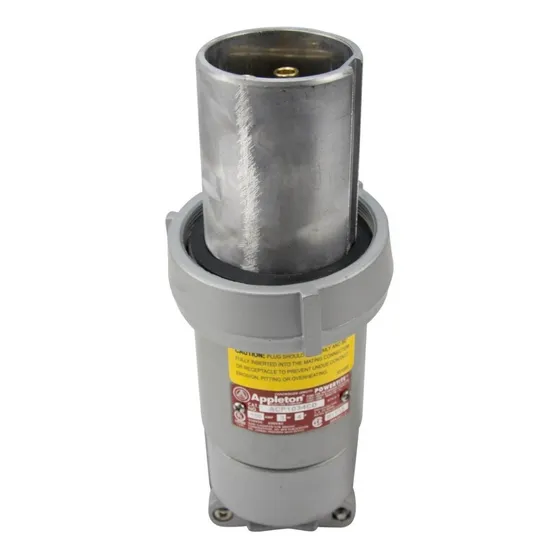 Clavija Appleton Acp1034cd 100a 3w4p Serie Powertite