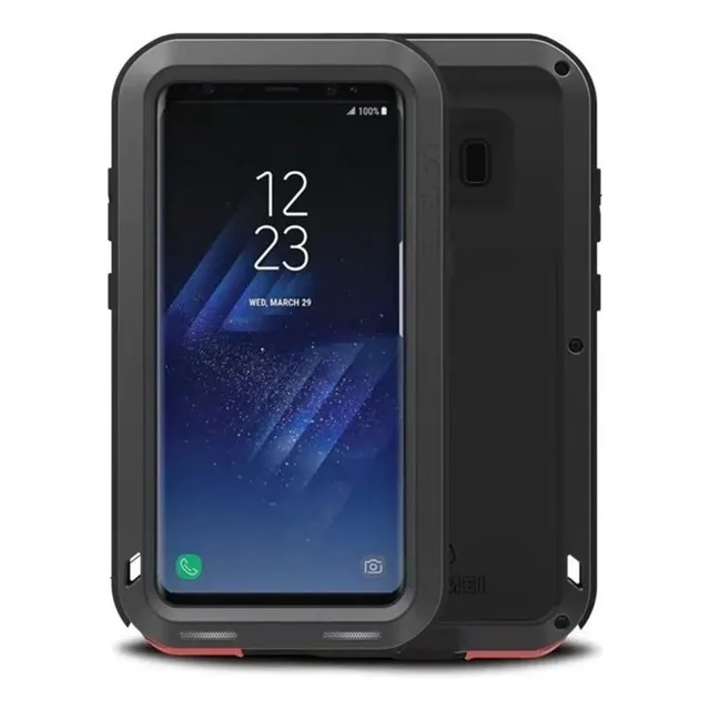 Case Love Mei Para Galaxy S8 Normal Protector Metal Y Pernos