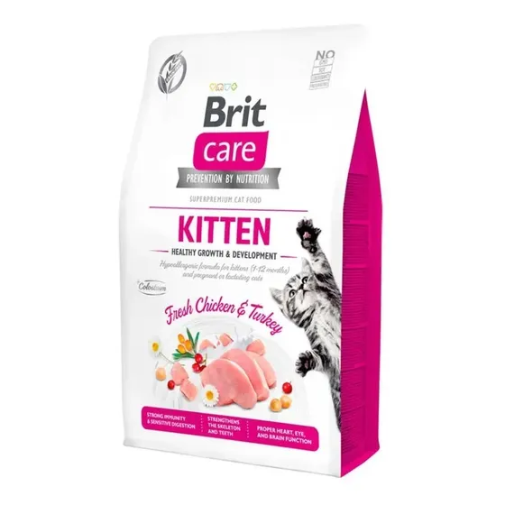 Alimento Seco Brit Care Gatito Pollo Pavo 2kg | Cuotas sin interés