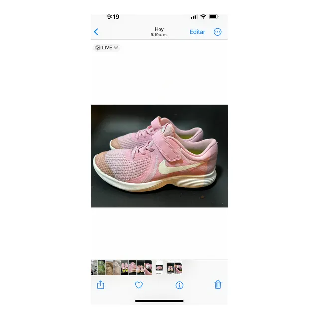 Zapatos Nike De Niña Talla 33,5 Originales Usados
