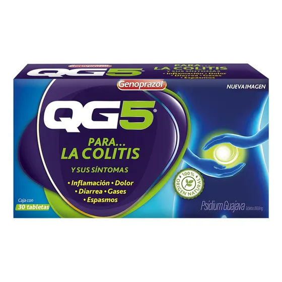Caja De Tabletas Para Aliviar La Colitis 30 Unidades Qg5
