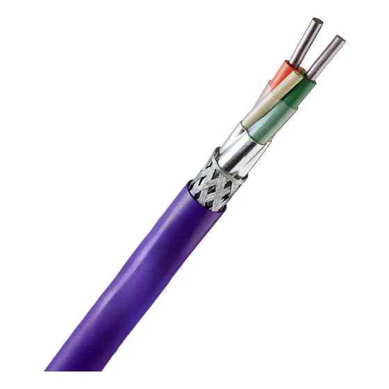 Cabo Fio Profibus Dp 1px22 Awg (2vias) Lilas/roxo 10 Metros