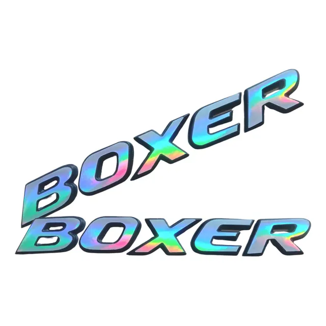 Emblemas Resina Alto Relieve Boxer Ct 100 Tornasol