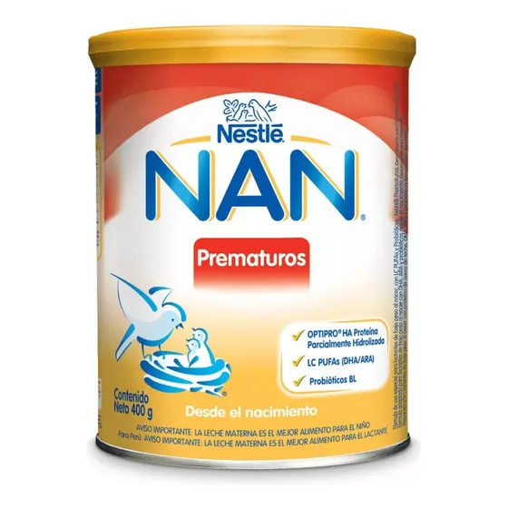 Formula Nan Prematuros X 400 Gr
