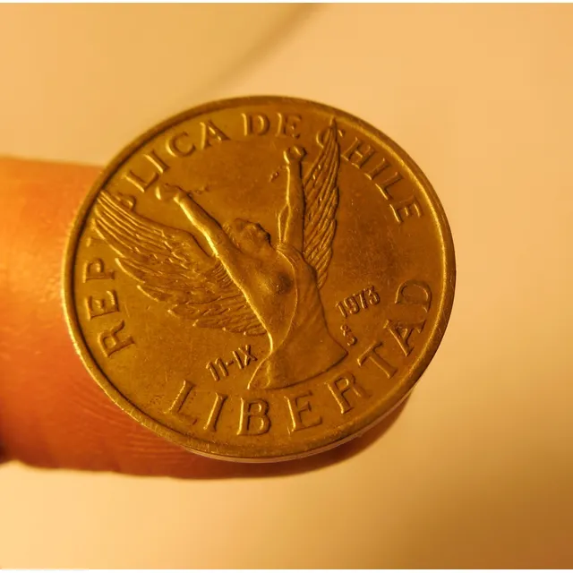 Moneda 5 Pesos. Chile, 1989