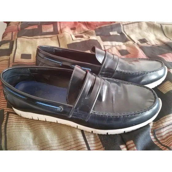 Zapatos Mocacines Zara Un Par Usos Cuero  Hombre